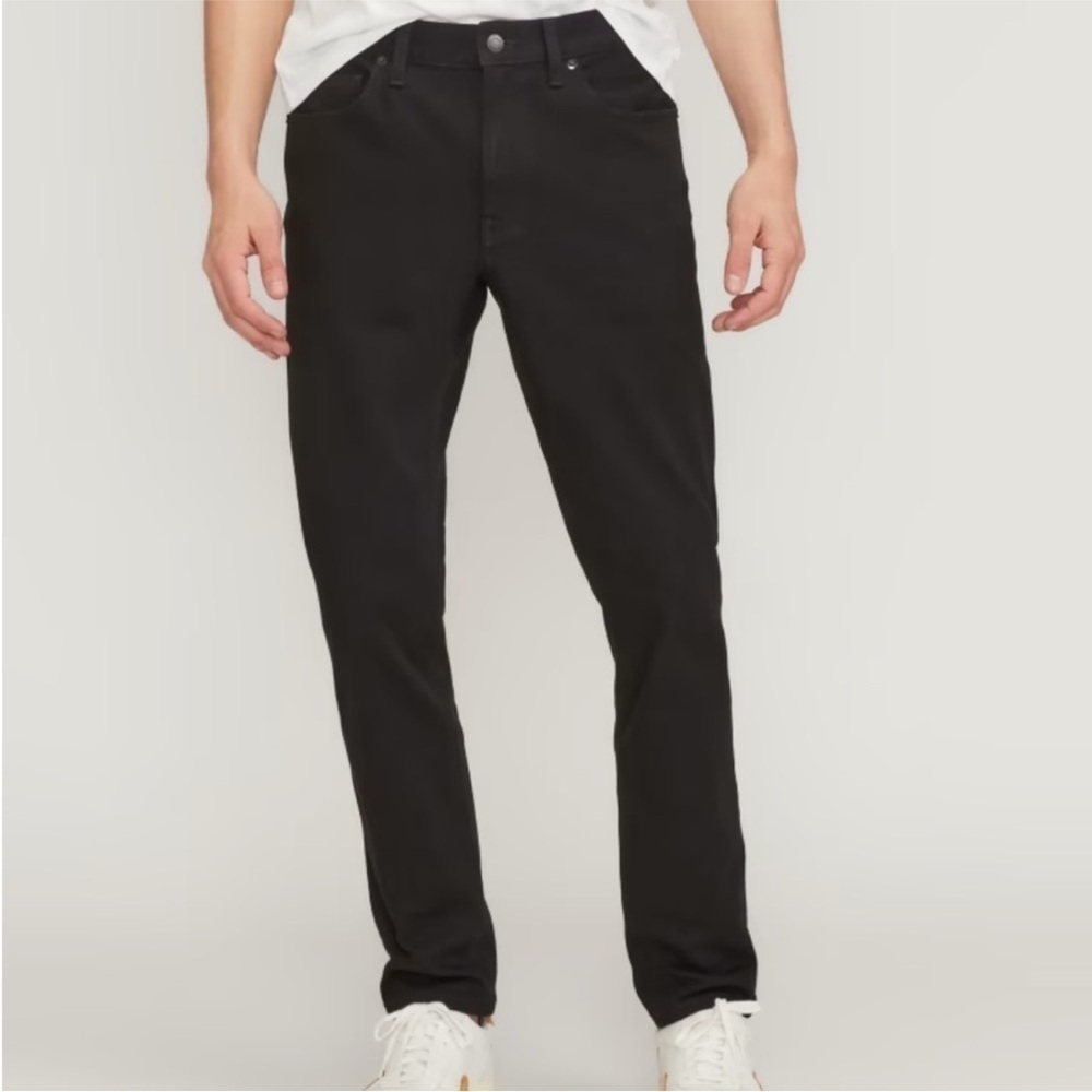 Everlane The Slim 4 Way Stretch Organic Jean Uniform Black